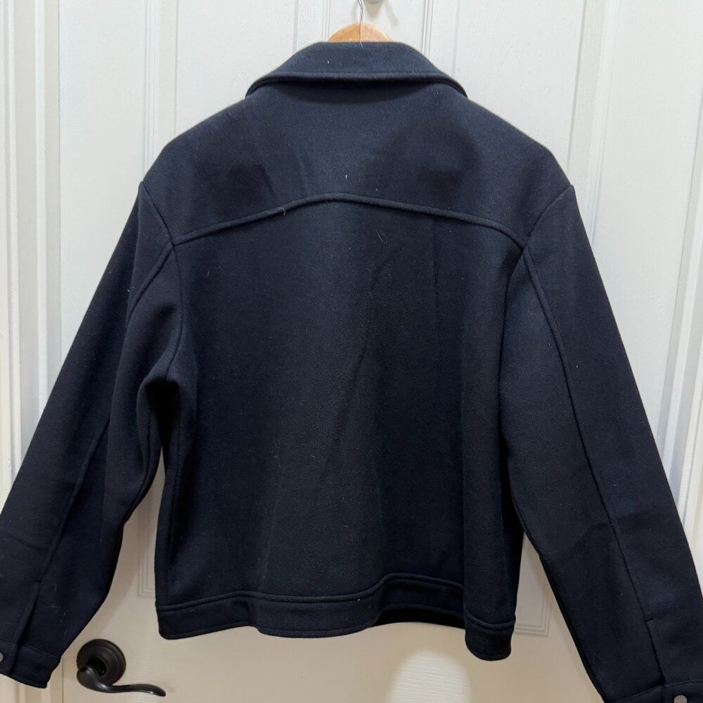Banana Republic Women's Jacket Size XL Black Soft Brushed Fabric Casual (NEW) - Picture 14 of 16